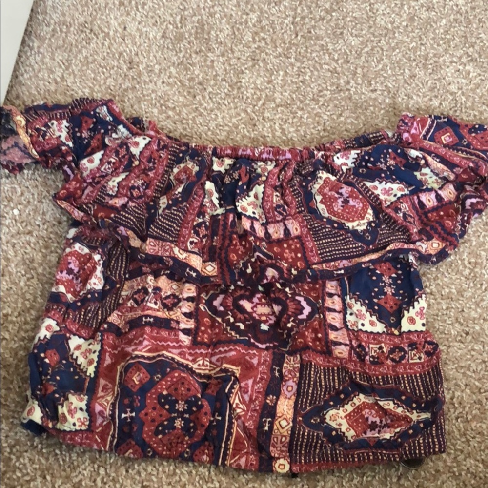 Hollister off the shoulder crop